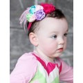 Fuschia Stella Headband RuffleButts